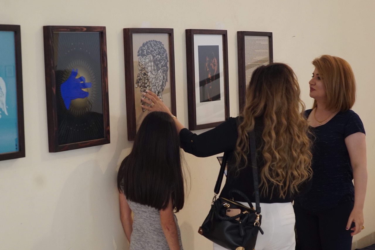 مدينة السليمانية تحتضن اول معرض للفن المعاصر – تصوير: ابراهيم فتاح